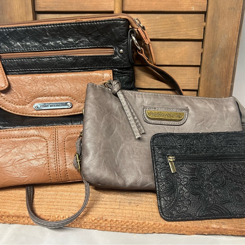 Lot of StoneMountain Crossbody Purses Wallet